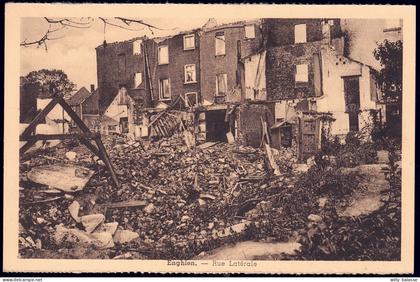 +++ CPA - ENGHIEN - EDINGEN - Rue Latérale - Ruines Guerre  //