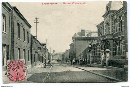 CPA - Carte Postale - Belgique - Erquelinnes - Maison Communale  - 1920 (SVM13816)