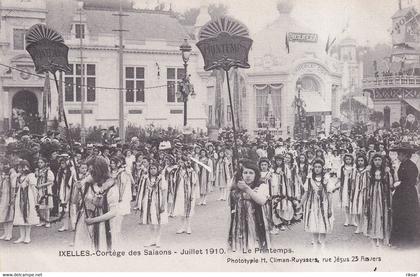 BELGIQUE(BRUXELLES) IXELLES(FETE 1910)