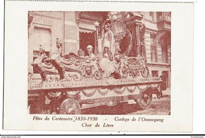 CPA-Lot de 5 Cartes Postales vierges-Belgique-Bruxelles Fêtes du Cinquantenaire 1930 Cortège de l'Ommegang  VM8796