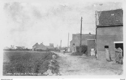 BELGIQUE - FERNELMONT - FORVILLE - Lot de 6 Cartes-Photos - SERESSIA, SERON - Rue de Rabu, Eglise, Ecole, Les Arsys.....