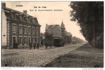 LIEGE   1 CP Fléron   Rue de Liège  Tram