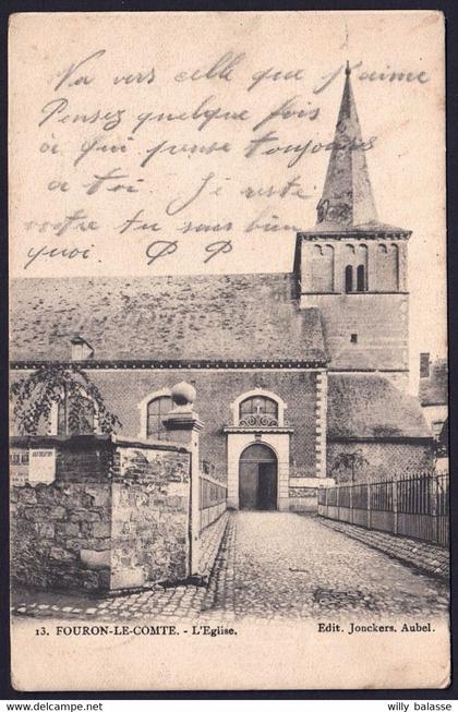 +++ CPA - FOURON - LE - COMTE - Eglise   //