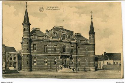 CPA Carte Postale - Belgique - Frameries - Hôtel Communal (DG15008)