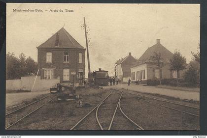 +++ CPA - MONTROEUL AU BOIS - Arrêt du Tram   //