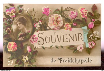 cpa souvenir  froidchapelle   1919