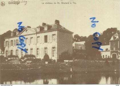 GENAPPE -- Le Château de Mr. Brunard à THY  (  CPA 15 x 10.5   carte  ADEPS )