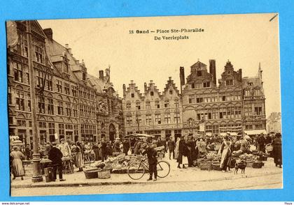 Flandre orientale - Gent - Gand - Place Ste-Pharaïlde - De Veerleplats  (0240)