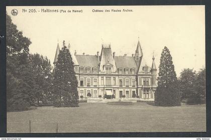 1.1 // CPA - HALTINNES - HALTINNE - Gesves - Château des Hautes Arches - Nels 205 //