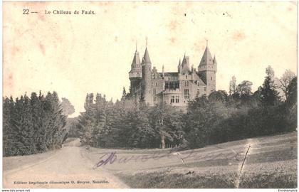 CPA Carte Postale Belgique  Gesves Château de Faulx 1905  VM77771