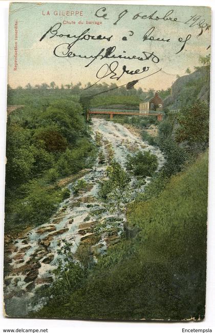 CPA - Carte Postale - Belgique - La Gileppe - Chute du Barrage - 1905 (B9102)