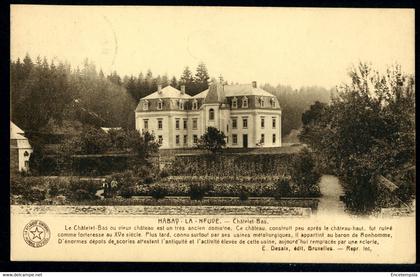 CPA - Carte Postale - Belgique - Habay la Neuve - Château Bas - 1924 (CP19187)