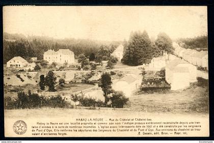 CPA - Carte Postale - Belgique - Habay la Neuve - Rue du Châtelet et Châtelet Bas - 1924 (CP19338)