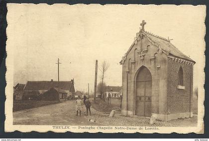 +++ CPA - THULIN - Poninghe chapelle Notre Dame de Lorette   //