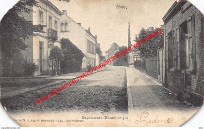 Kapelstraat (Eerste Wijk) - G. Hermans - ontbrekende hoeken - Hove