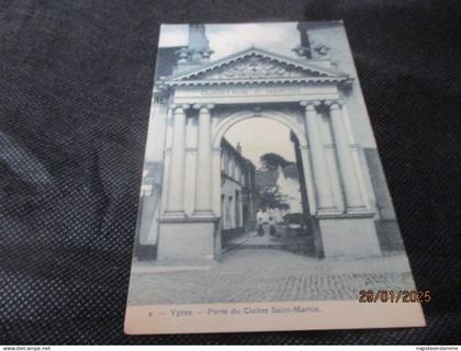 Ypres, Porte du Cloitre Saint Martin