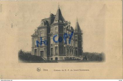 Ittre : Chateau de M.A. de Smet   ( ecrit 1923 avec timbre )