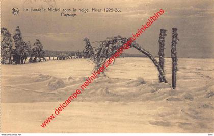 Hiver 1925-1926 - La Baraque Michel - Jalhay