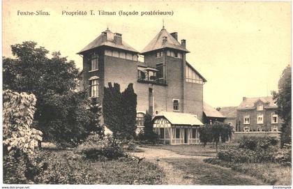 CPA Carte Postale  Belgique  Fexhe-Slins  Propriété de T. Tilman façade postérieure  VM58247