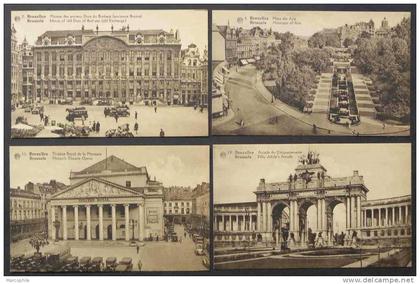 BRUXELLES / ENSEMBLE DE 8 CARTES POSTALES (ref CP40)