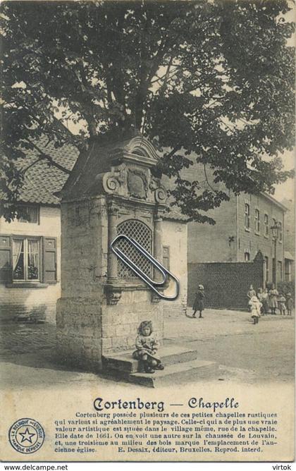 KORTENBERG- CORTENBERG :  chapelle  ( geschreven 1912 met zegel )