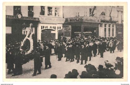 CPA- Carte Postale- Belgique- Harelbeke Begrafenisstoet in de Huidevettersstraat  VM36536