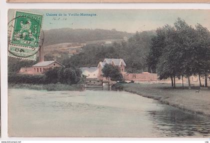 cpa usines vieille-montagne   1914