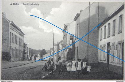 CPA LA HULPE Rue provinciale  Brabant Wallon Pre 1914