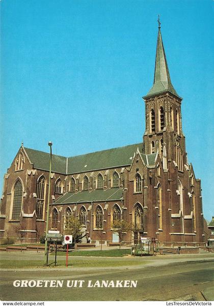 BELGIQUE - Lanaken - Groeten uit Lanaken - Kerk St Ursula - Colorisé  - Carte postale