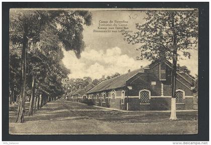 CPA - BOURG LEOPOLD - LEOPOLDSBURG - CAMP DE BEVERLOO - Intérieur du camp  //