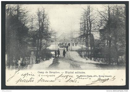 CPA - CAMP DE BEVERLOO - Leopoldsburg - Hôpital Militaire  //