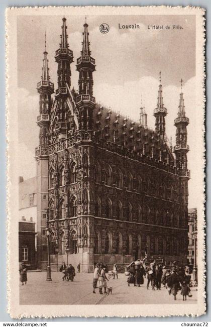 (Belgique) Brabant Flamand 019, Leuven Louvain, Nels, L'Hotel de Ville