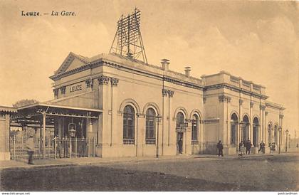 Belgique - LEUZE (Hainaut) La gare