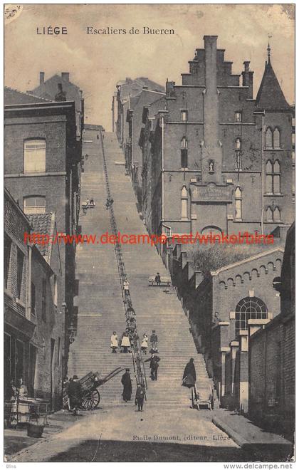 1912 Escaliers de Bueren - Liege