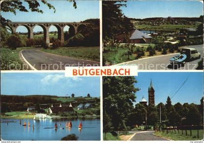 72417267 Buetgenbach Viadukt Segeln See Kirche Buetgenbach