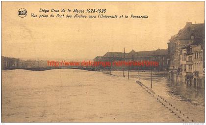 Crue de la Meuse 1925-1926 - Liege