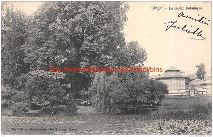 Le jardin botanique - Liege