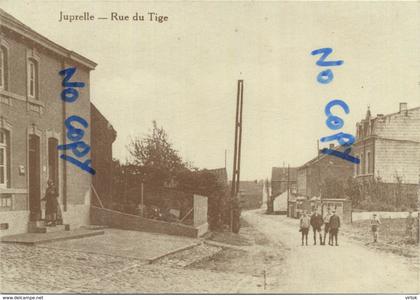 Juprelle rue du tige  (  CPA 15 x 10.5   carte  ADEPS )