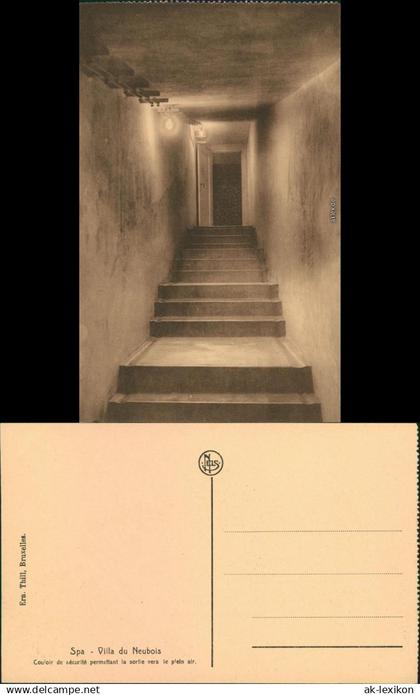 Spa (Provinz Lüttich) Spa (kêr) (Spå / Spâ) Villa du Neubois - Treppe 1913