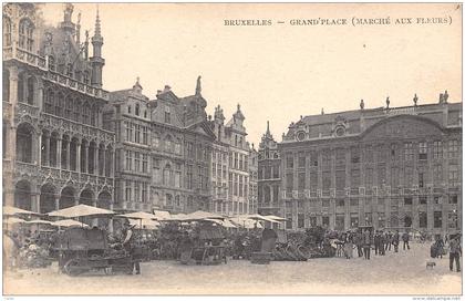 BRUXELLES - Grand'Place (Marché aux Fleurs)