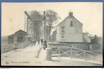 cpa merbes le chateau   1910