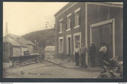 +++ CPA - BEBANGE - Messancy - Café du Centre - Auto - Voiture - Vélo - Nels   //