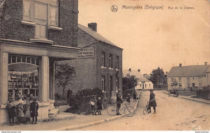 Belgique - MOMIGNIES (Hainaut) Rue de la Station