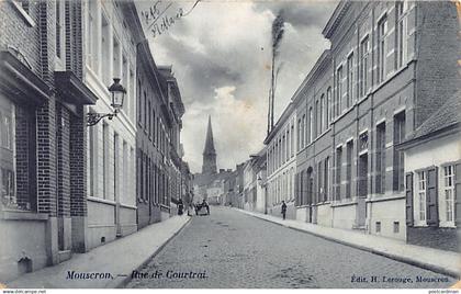 Belgique - MOUSCRON (Hainaut) Rue de Courtrai