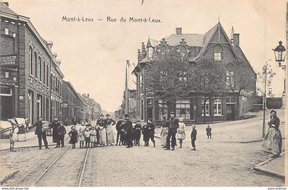 Belgique - MOUSCRON (Hainaut) Rue du Mont-à-Leux