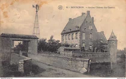 MOUSCRON (Hainaut) Ancien château des Comtes - Éolienne