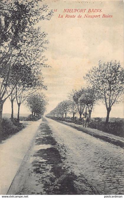 België - NIEUWPOORT (W. Vl.) De weg naar Nieuwpoort-Bad