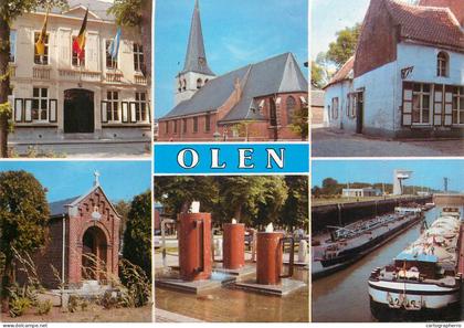 Olen multi views postcard