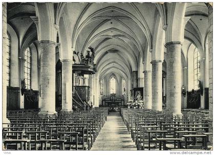 Opwijk :  Binnenzicht van de St. Pauluskerk  ( groot formaat )