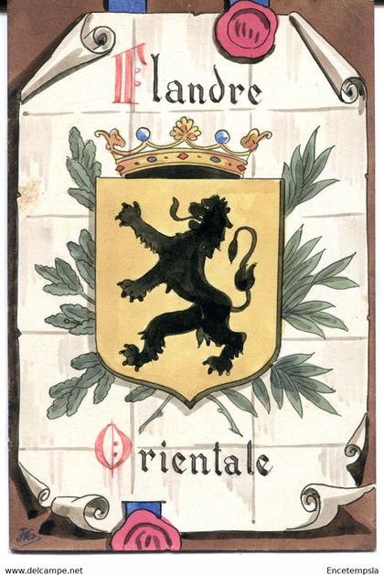 CPA - Carte Postale - Belgique - Blason - Flandre Orientale ( RH18390)